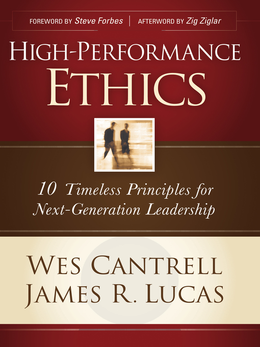 Title details for High-Performance Ethics by Wes Cantrell - Wait list